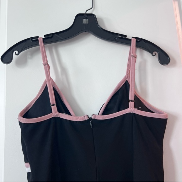 Papaya black body-con tight dress - Picture 2 of 6